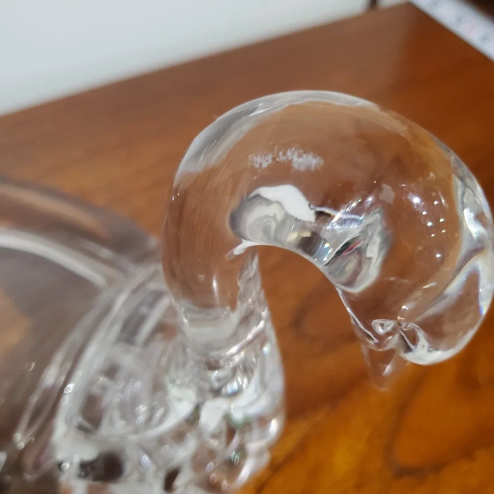 Lucite Acrylic‎ Swan Towel Holder Clear Mid-Century Modern Bath Kitchen Vintage